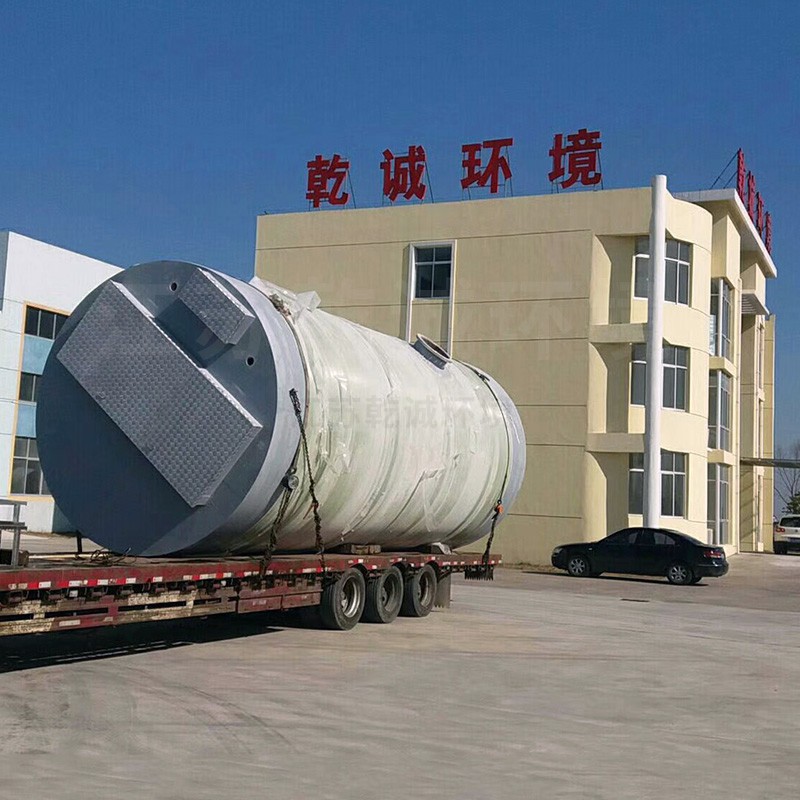 玻璃鋼一體化污水雨水提升泵站定制